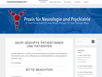 therapiegemeinschaft.de Webseite Vorschau