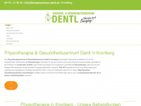 therapiezentrum-dentl.de Webseite Vorschau