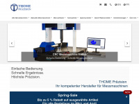 thome-praezision.de Webseite Vorschau