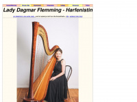 flemming-harfe.de Webseite Vorschau