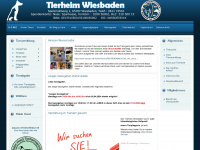 tierheim-wiesbaden.de Webseite Vorschau