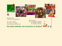 tinas-blumengarten.de Webseite Vorschau