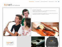 tonart-musikschule.de Webseite Vorschau