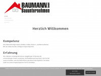 baumann-bauunternehmen.de Webseite Vorschau