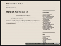 trachtenverein-hoerstein.de Webseite Vorschau