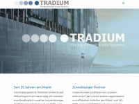 tradium.com Webseite Vorschau