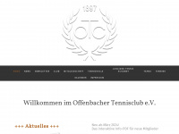 offenbacher-tc.de Webseite Vorschau