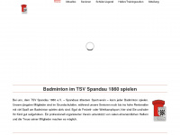 tsv-badminton.de Webseite Vorschau