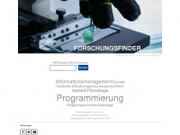 forschungsfinder-hessen.de Webseite Vorschau