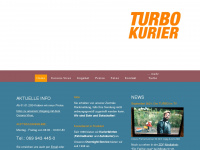 turbo-kurier.de Webseite Vorschau