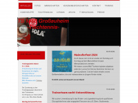 tischtennis-grossauheim.de Webseite Vorschau
