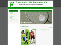 tv1888-reinheim.de Webseite Vorschau