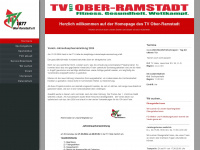 tv-ober-ramstadt.de Webseite Vorschau