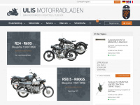 ulismotorradladen.de Webseite Vorschau