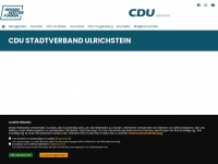 cdu-ulrichstein.de Webseite Vorschau