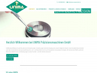 unima-messtechnik.de Webseite Vorschau