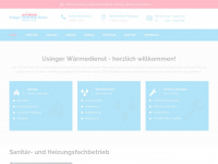 usinger-waermedienst.de Webseite Vorschau