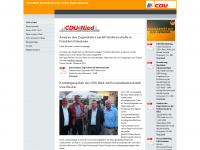 cdu-nied.de Webseite Vorschau