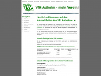 vfh-astheim.de Webseite Vorschau