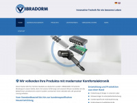 vibradorm.de Webseite Vorschau