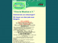 viva-la-musica-diedenbergen.de Webseite Vorschau