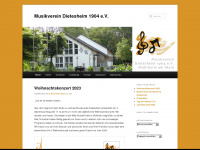 musikverein-dietesheim.de Webseite Vorschau