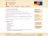 waitzendorfer.de Webseite Vorschau