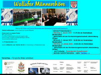 wallufer-maennerchoere.de Webseite Vorschau