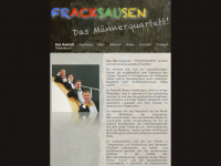 fracksausen.com Webseite Vorschau