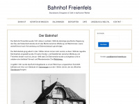 bahnhof-freienfels.de Webseite Vorschau
