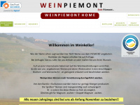 weinpiemont.de Webseite Vorschau