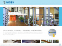 weiss-metallverarbeitung.de Webseite Vorschau