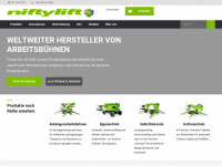 niftylift.com Webseite Vorschau
