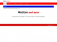 mohre-and-more.de Webseite Vorschau