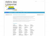 adlinx.de Webseite Vorschau