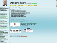 fabry.eu Webseite Vorschau
