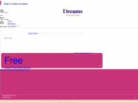 dreams.co.uk Webseite Vorschau