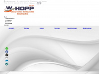 w-hopp-gmbh.de Webseite Vorschau