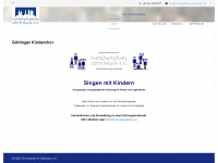 chorakademie-goettingen.de Webseite Vorschau