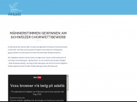 singknaben.ch Webseite Vorschau