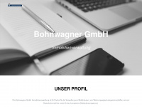 bohnwagner.com Webseite Vorschau