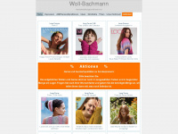 woll-bachmann.com Webseite Vorschau