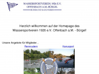 wsv-buergel.de Webseite Vorschau