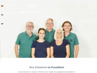 zahnarzt-frankfurt.de Webseite Vorschau