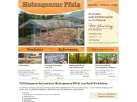 holzagentur-pfalz.de Webseite Vorschau