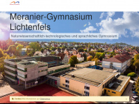 meranier-gymnasium.de Webseite Vorschau