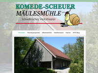 maeulesmuehle.de Webseite Vorschau