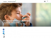 asthmafragen.net Webseite Vorschau