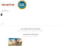 bikelineshop.de Webseite Vorschau