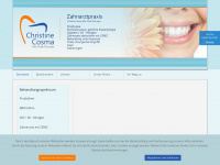 zahnarztpraxis-cosma.de Webseite Vorschau